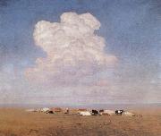 Arkhip Ivanovich Kuindzhi Noon-the drove on the campo painting